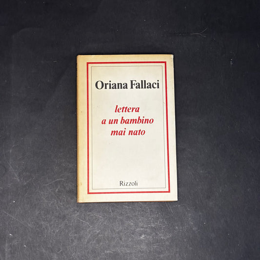 Lettera a un bambino mai nato