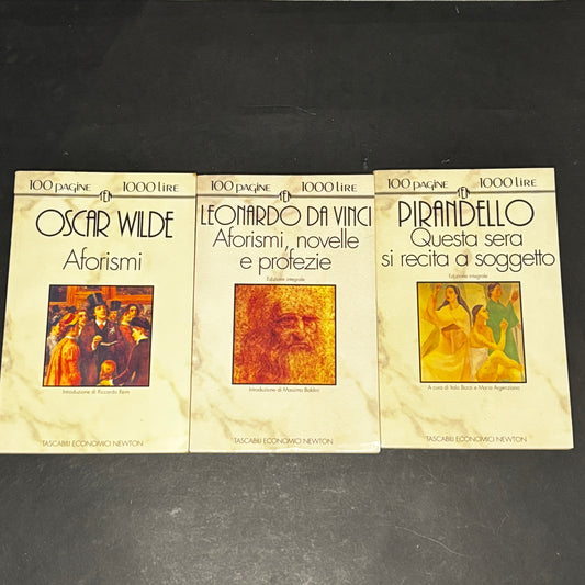 Aforismi- aforismi novelle e profezie- questa sera si recits a soggetto