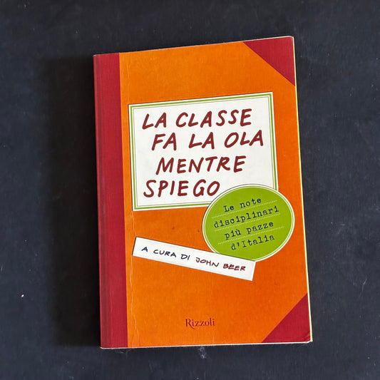 La classe fa la ola mentre spiego