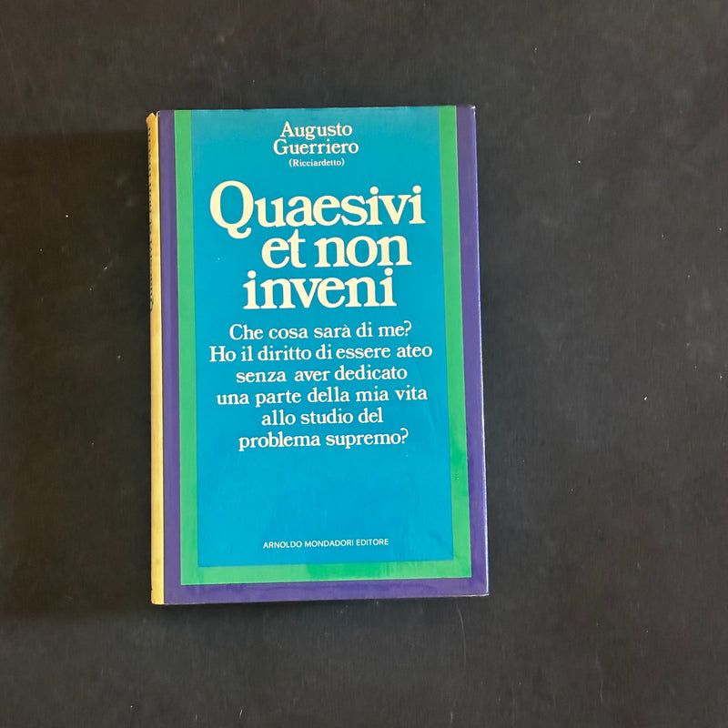 Quaesivi et non inveni