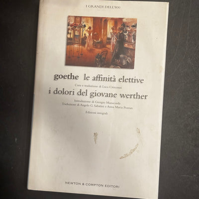 Le affinità elettive- i dolori del giovane Werther